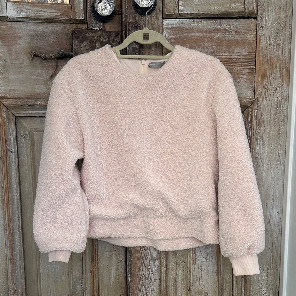 Vince Soft Blush Crew Neck Sweater